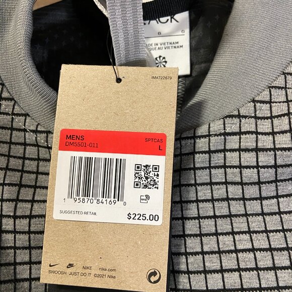 Nike Sportswear Tech Pack Full-Zip Bomber Jacket DM5501-011 Mens Size L $225 NEW - Picture 8 of 9